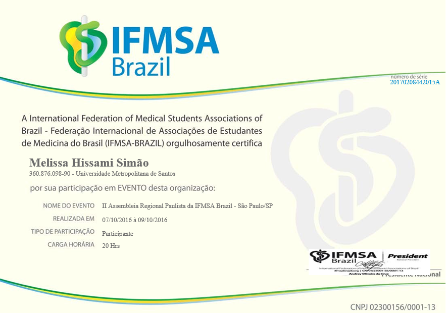 IFMSA assembleia regional